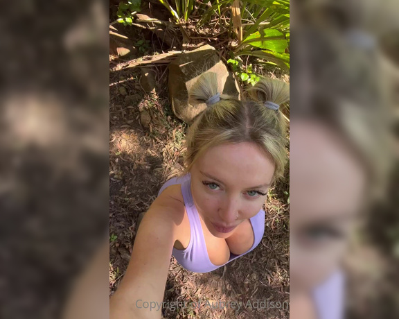 Aubrey Addison aka Aubreyaddison OnlyFans - I can’t believe what happened at the end of this video… would you do the same if you saw me doing