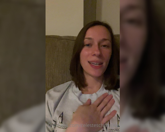 Celeste Schmeckle aka Celesteschmeckle OnlyFans - Just a little video to say how grateful I am for you all