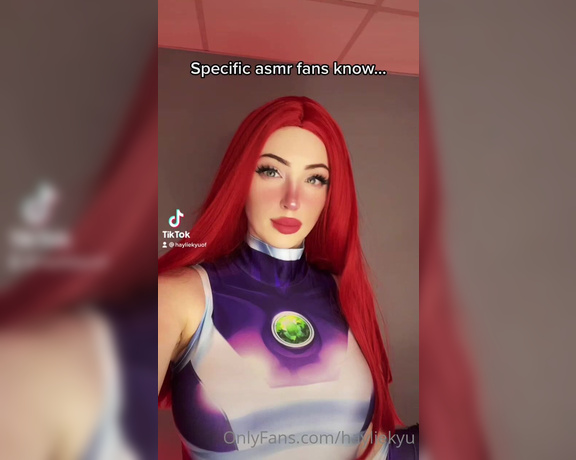 Hayliekyu aka Hayliekyu OnlyFans - Should I make Starfire asmr xxx