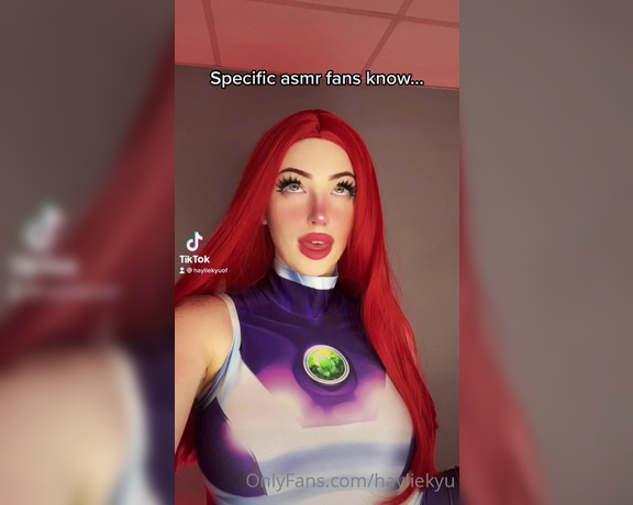 Hayliekyu aka Hayliekyu OnlyFans - Should I make Starfire asmr xxx