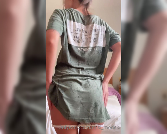 Miki Infinita aka Miki_infinita OnlyFans - So you see a miki from between the house wearing your shirts, I think they are very sexy what
