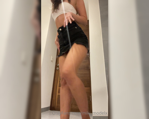 Miki Infinita aka Miki_infinita OnlyFans - I love to hide for a few minutes in the bathroom of someone elses house to undress for you 1