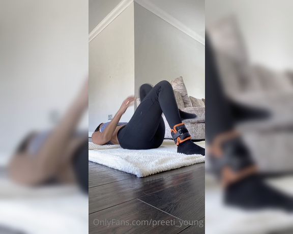 Preeti Babestation aka Preeti_young OnlyFans - A little afternoon Pilates