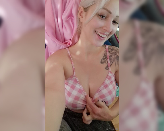 Sue aka Liensue OnlyFans - Not done with editing my new set yet so Take a lil video from just now, just being your casual