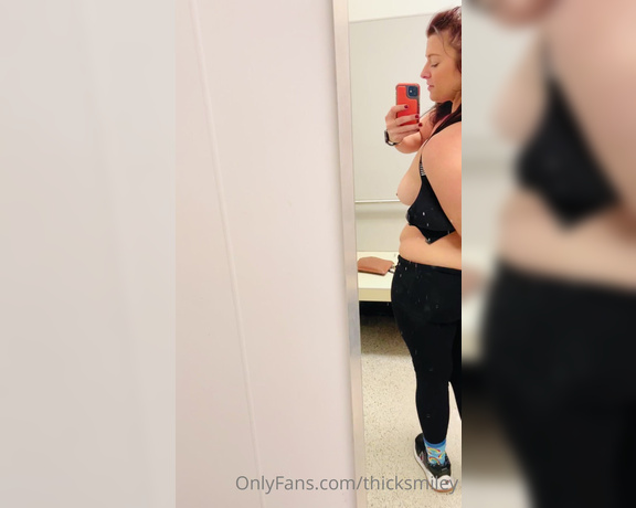 Thick and Sweet aka Thicksmiley OnlyFans - Fitting room shenanigans