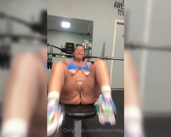 Thick and Sweet aka Thicksmiley OnlyFans - Thursday mornings naughty workout 4