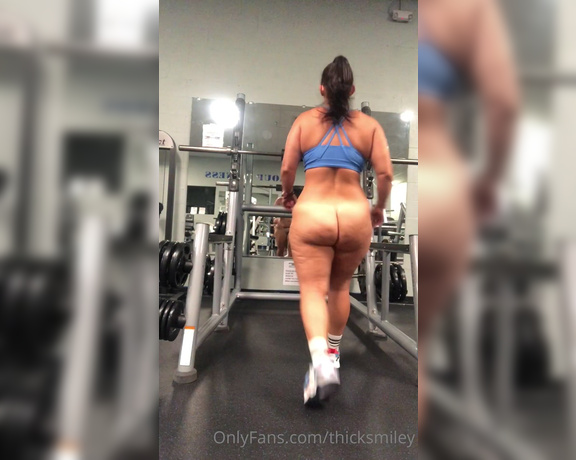 Thick and Sweet aka Thicksmiley OnlyFans - Thursday mornings naughty workout 1