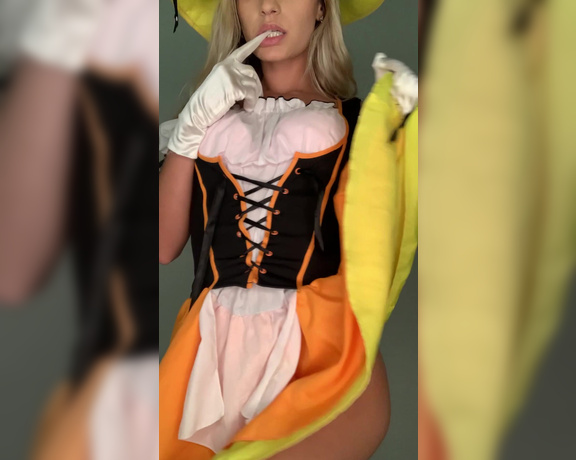 Ana Nello aka Ananello OnlyFans - Sending a naughty Candy Corn Cosplay video to your DMs trust me this is one of my best videos yet