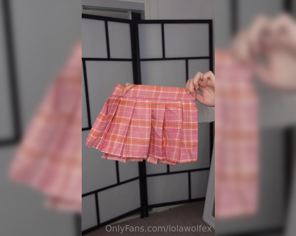 Lola Wolfe aka Lolawolfex OnlyFans - Do you like mini skirts on me