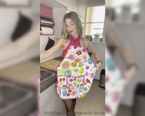 Mariellaa aka Mariella.fucila OnlyFans - You ever had fun on a kitchen table before I could cook something for us and if you behave we coul 4