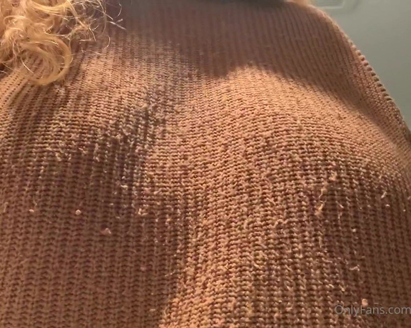 BustySeaWitch aka Bustyseawitch OnlyFans - What do you think of my big, heavy sweater tits The move was successful! I’m in my new home and I 2