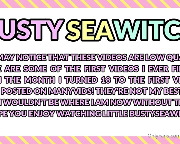 BustySeaWitch aka Bustyseawitch OnlyFans - Barely Legal BustySeaWitch  11 Video Bundle Tip $25 for the full bundle! Nearly 1 hour of content!
