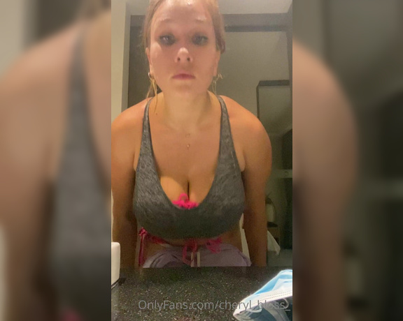 Cheryl Blossom aka Cheryl_bloss_ OnlyFans - Now I live in a hotel on a hill and every time its a very good cardio for me (The full video fr