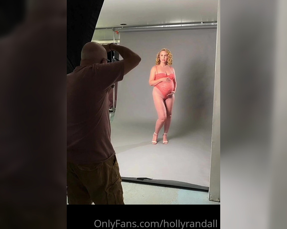 Holly Randall aka Hollyrandall OnlyFans - Some BTS from my maternity shoot this weekend! Theres still time to contribute to my campaign and g