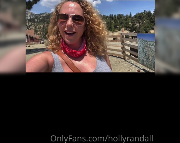 Holly Randall aka Hollyrandall OnlyFans - Took a daytrip to Mt Baldy today!