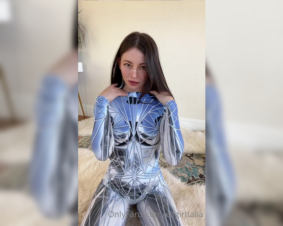 Talia aka Elfgirltalia OnlyFans - POV After a night of dancing at Robot Heart, you and your festival bunny are cooling down from the r