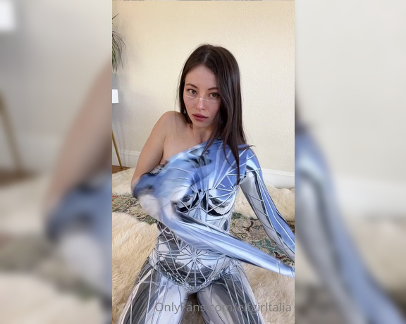 Talia aka Elfgirltalia OnlyFans - POV After a night of dancing at Robot Heart, you and your festival bunny are cooling down from the r