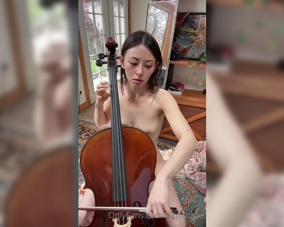 Talia aka Elfgirltalia OnlyFans - I’ve been slowing down a bit with cello Now it’s more slow and steady )