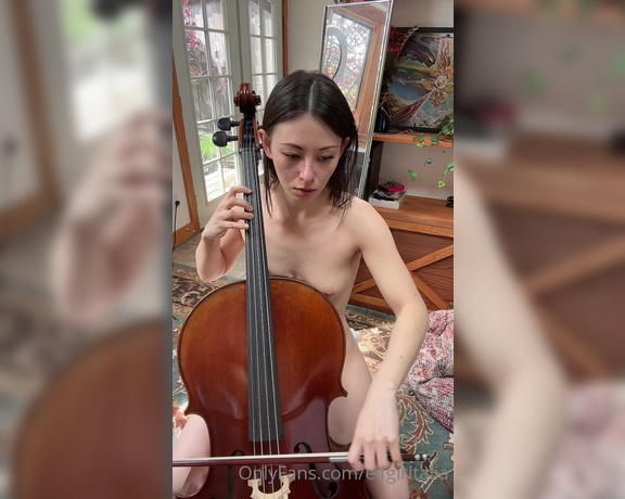 Talia aka Elfgirltalia OnlyFans - I’ve been slowing down a bit with cello Now it’s more slow and steady )