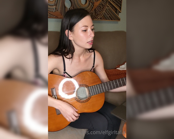 Talia aka Elfgirltalia OnlyFans - Far from a perfect rendition but I hope you like it  Little Wonders by Rob Thomas