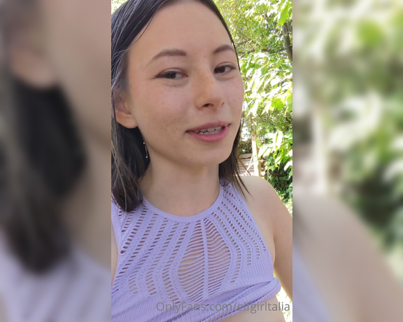 Talia aka Elfgirltalia OnlyFans - Nudity friendly weather!