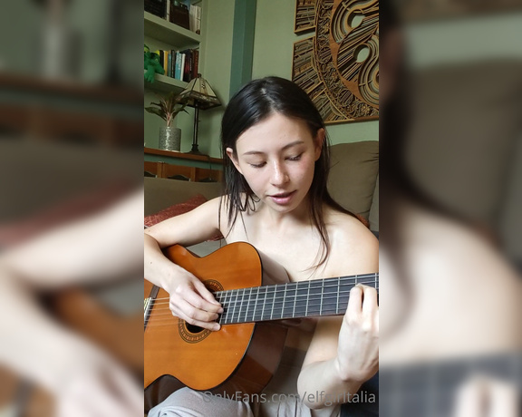 Talia aka Elfgirltalia OnlyFans - In progress my first song where Im doing fingerpicking! Suzanne by Leonard Cohen Hoping I can post