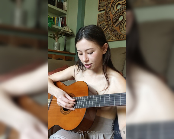 Talia aka Elfgirltalia OnlyFans - In progress my first song where Im doing fingerpicking! Suzanne by Leonard Cohen Hoping I can post