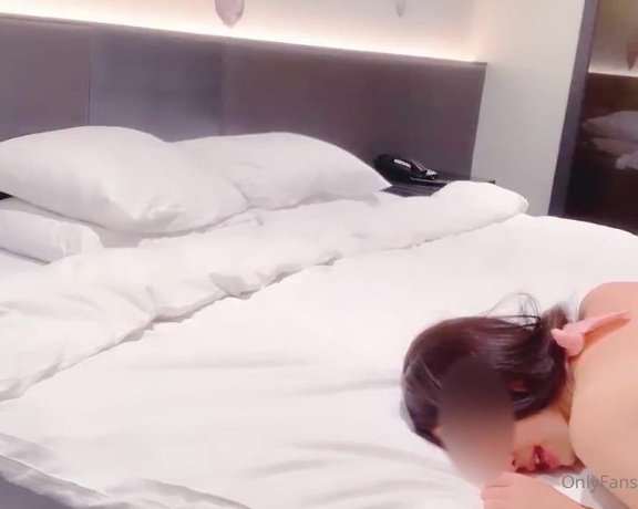 Yumi aka Lewdyumi OnlyFans - Climb onto the bed and fuck by yourself I can’t wait any longer, I keep screaming as soon as my cock comes in