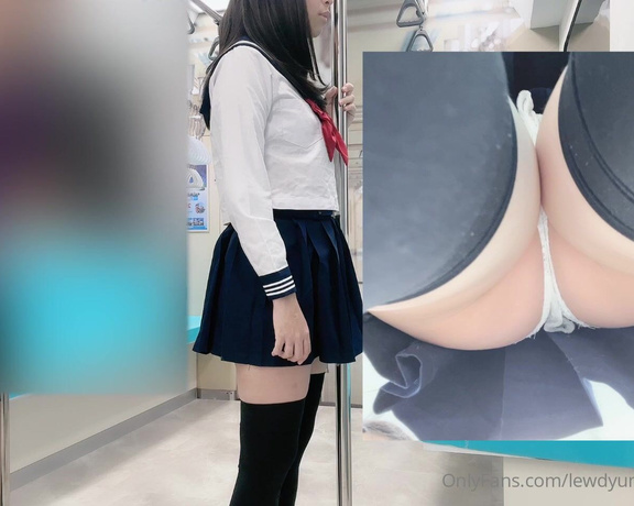 Yumi aka Lewdyumi OnlyFans - Monthly theme long film was disrupted in the MRT and unexpectedly opened the switch of M.