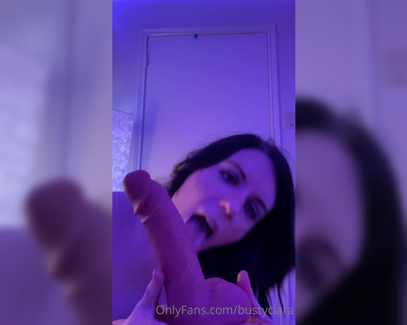 BustyCiara aka Bustyciara OnlyFans - Could you take three minutes of me licking the tip (If this vid makes you cum, send me your hard coc