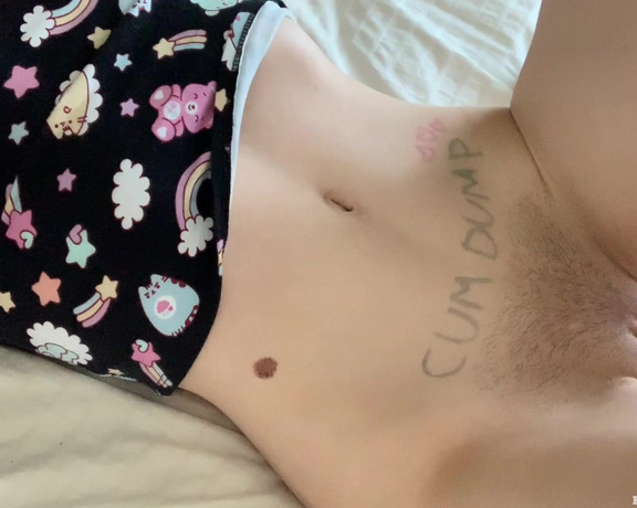 Flora Rodgers aka Florarodgers OnlyFans - Lil cum dump cums with her hitachi & ballgag 453 video