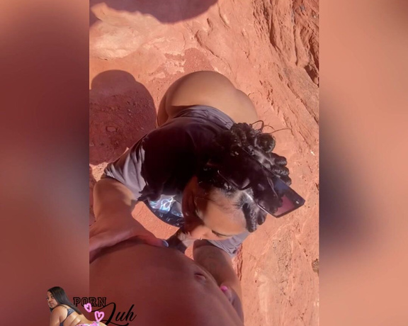 READ THE BIO aka Luhthick OnlyFans - @bricksbinslangin in the Grand Canyon