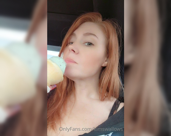 Kim Swallows aka Kimswallows OnlyFans - I need to suck some dick any volunteers Happy Friday