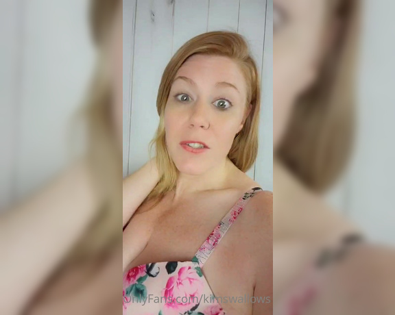Kim Swallows aka Kimswallows OnlyFans - My good morning video I put to post at wrong time sorry guys