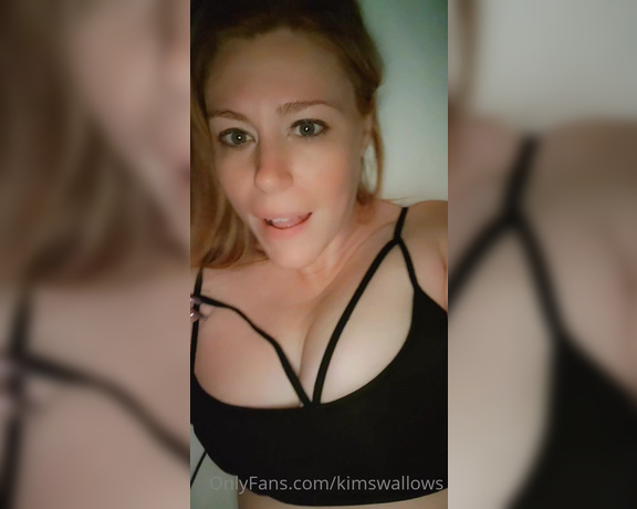 Kim Swallows aka Kimswallows OnlyFans - Just hop on into my bed so I can show you what Im working with