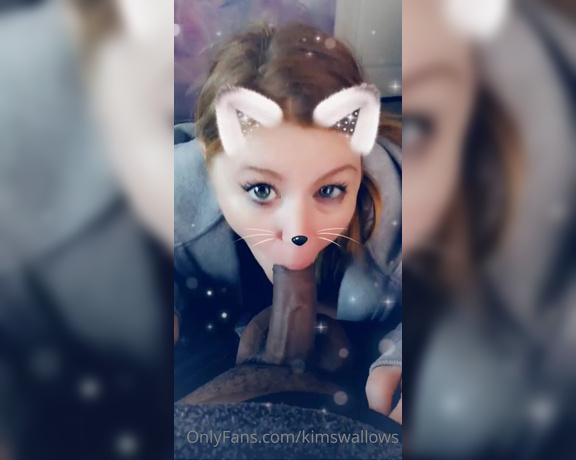 Kim Swallows aka Kimswallows OnlyFans - The cutest mouth massage