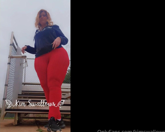Kim Swallows aka Kimswallows OnlyFans - Hello from the Baseball Field waiting for my BBC to arrive