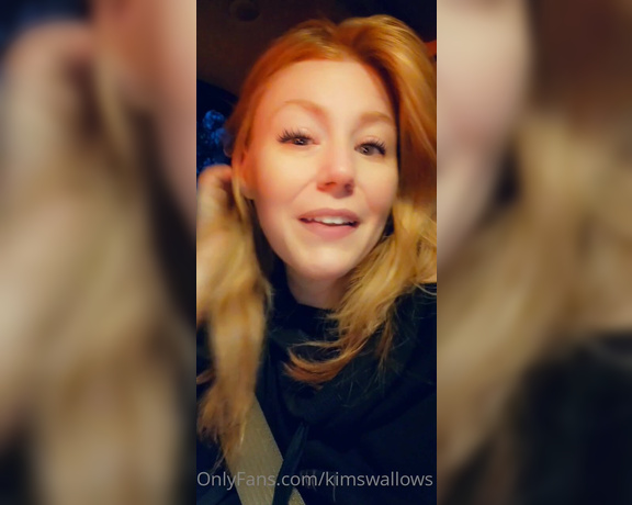Kim Swallows aka Kimswallows OnlyFans - Happy Monday and leave your comments and be sure to leave it tip if you enjoyed Saturdays video