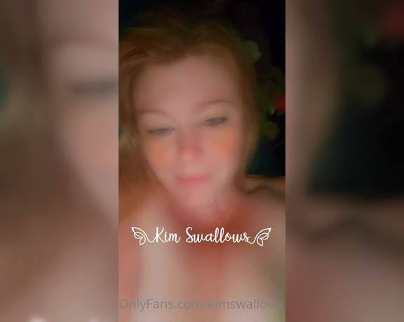 Kim Swallows aka Kimswallows OnlyFans - My good morning message say good morning back leave your comments