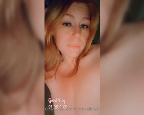Kim Swallows aka Kimswallows OnlyFans - Good morning Im ready to play are you