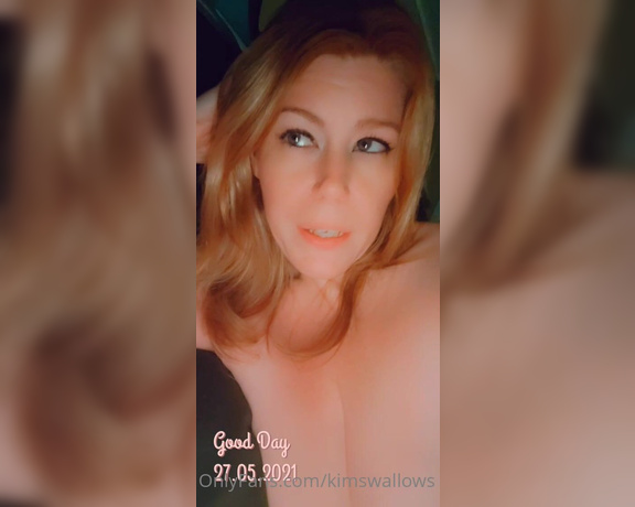 Kim Swallows aka Kimswallows OnlyFans - Good morning Im ready to play are you