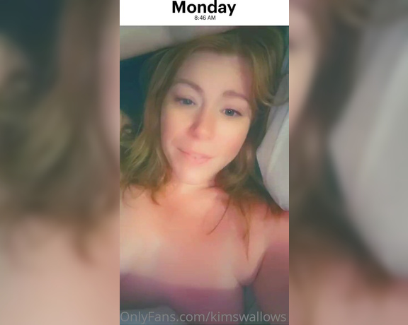 Kim Swallows aka Kimswallows OnlyFans - Good Monday morning all you sexy freaky people