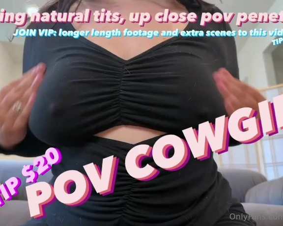 Maple aka Mapledivine OnlyFans - COWGIRL POV TIP $20 OR TIP $80 for AUGUST VIP GET EXTRA FOOTAGE when you join AUGUST VIP on this