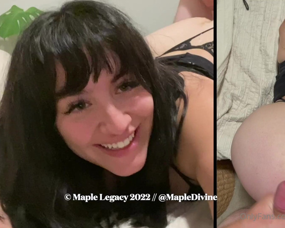 Maple aka Mapledivine OnlyFans - How many times have you cum for me Edit of ALL of the Cumshots & Creampies I took in 2022 3 TIP $7 1