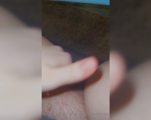 Slimthickn aka Slimthickn OnlyFans - Cumming for the first time in a week, hairy pussy
