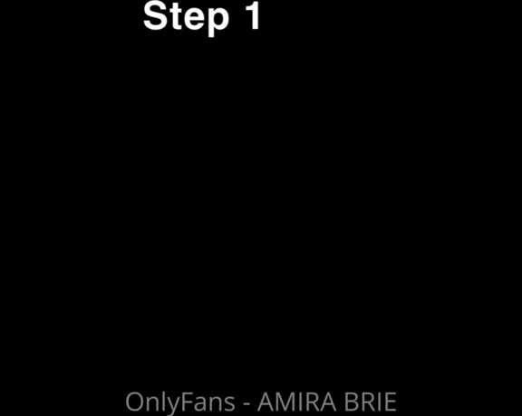 Amira Brie aka Amirabrie OnlyFans - How to #1 1
