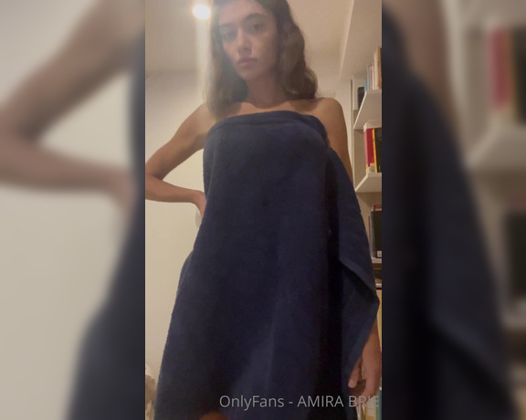 Amira Brie aka Amirabrie OnlyFans - I walk into your room after a shower like this What’s your next move