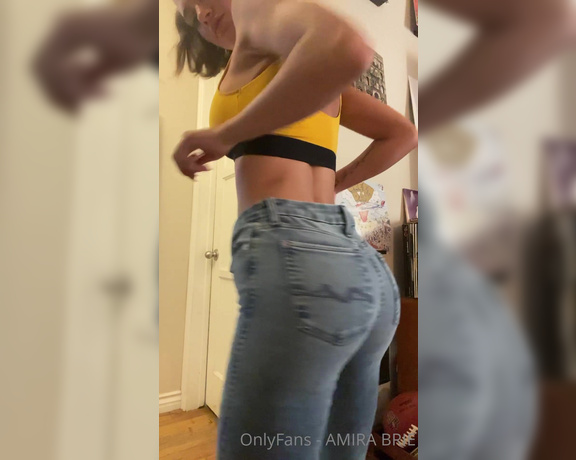 Amira Brie aka Amirabrie OnlyFans - I bought a new pair of jeans Now who wants to take me out in them )