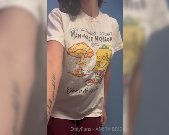 Amira Brie aka Amirabrie OnlyFans - Hey look at my cool shirts 3