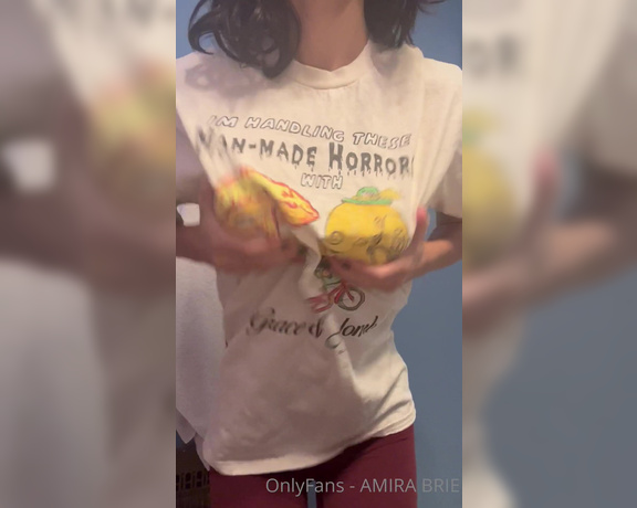 Amira Brie aka Amirabrie OnlyFans - Hey look at my cool shirts 3